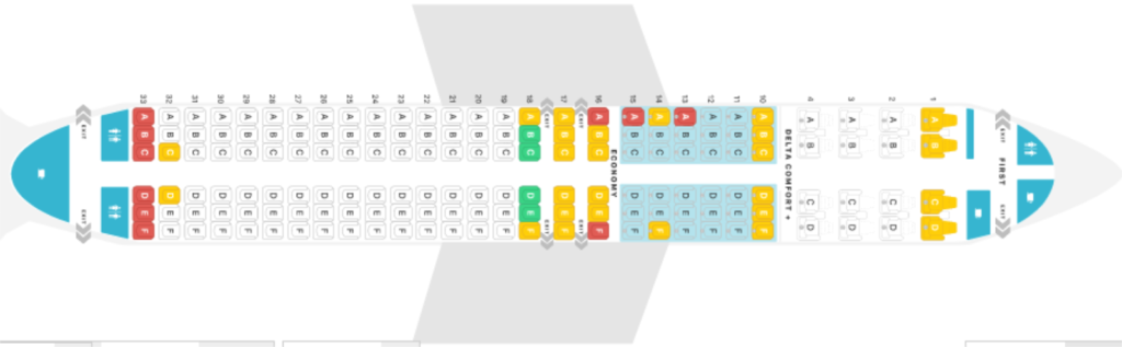 Seat Guru map